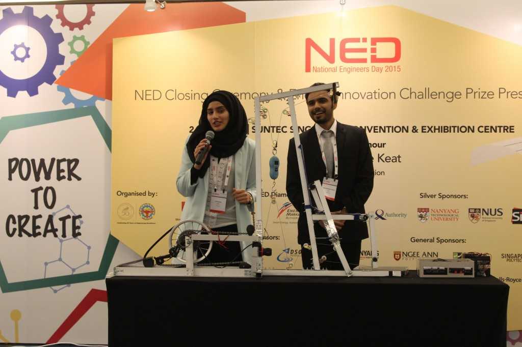 APU Team 3 presenting during the Final of Energy Innovation Challenge