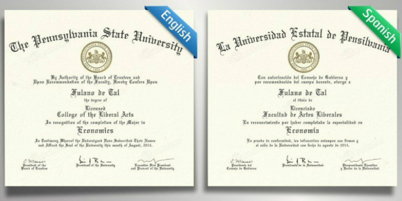 Academic Certificates