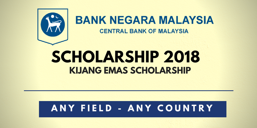 Bank Negara Scholarship 2018 (Pre-University)