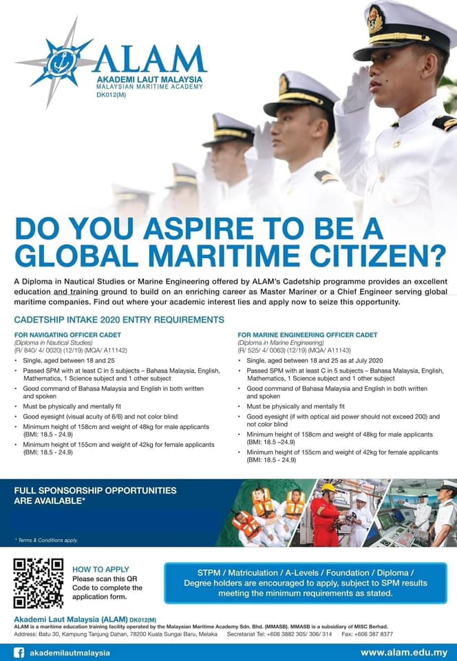 Akademi Laut Malaysia (ALAM)  Nov 2020 Intake
